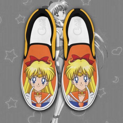 Sailor Venus Slip-On Canvas Sailor Anime Shoes