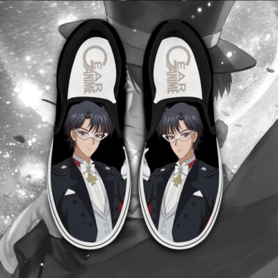 Tuxedo Slip-On Canvas Sailor Anime Shoes