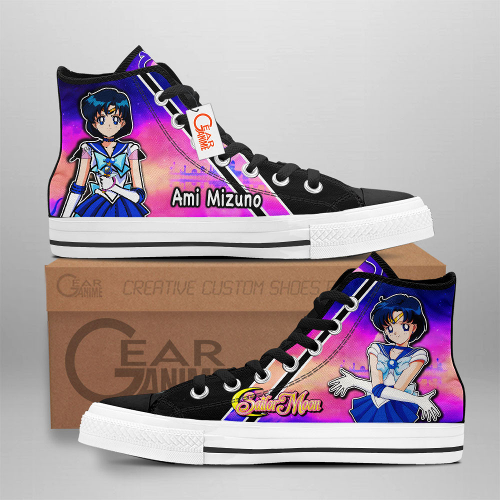 Sailor Mercury High Tops Canvas Shoes