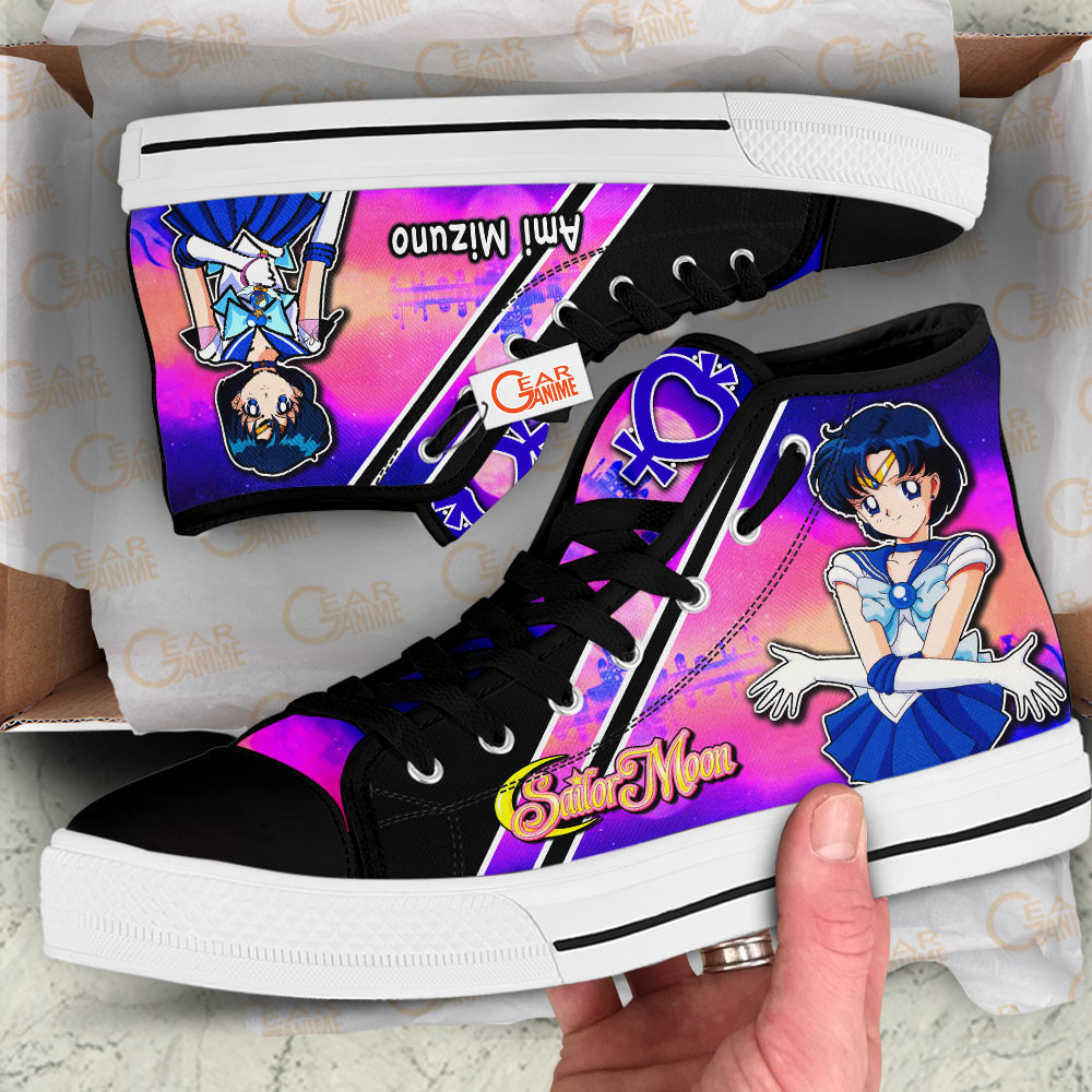 Sailor Mercury High Tops Canvas Shoes - Image 2