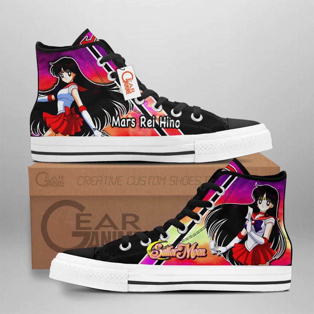 Sailor Mars High Tops Canvas Shoes