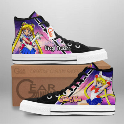 Usagi Tsukino High Tops Canvas Shoes