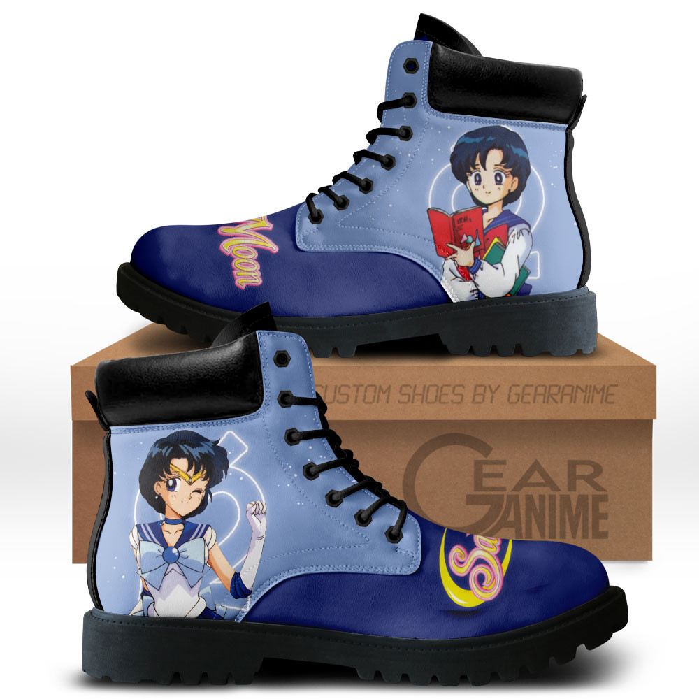 Sailor Mercury Anime Tim Boots