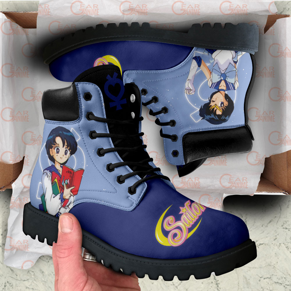 Sailor Mercury Anime Tim Boots - Image 2