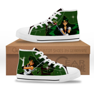 Sailor Pluto Kids Sneakers Anime High Tops Canvas Shoes