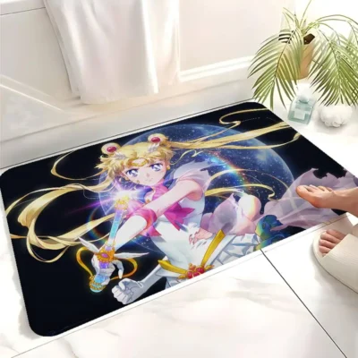 Sailors Moon Kawaii Style Bath Mat