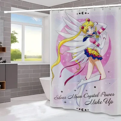 Sailor Moon Classic Usagi Print Shower Curtain