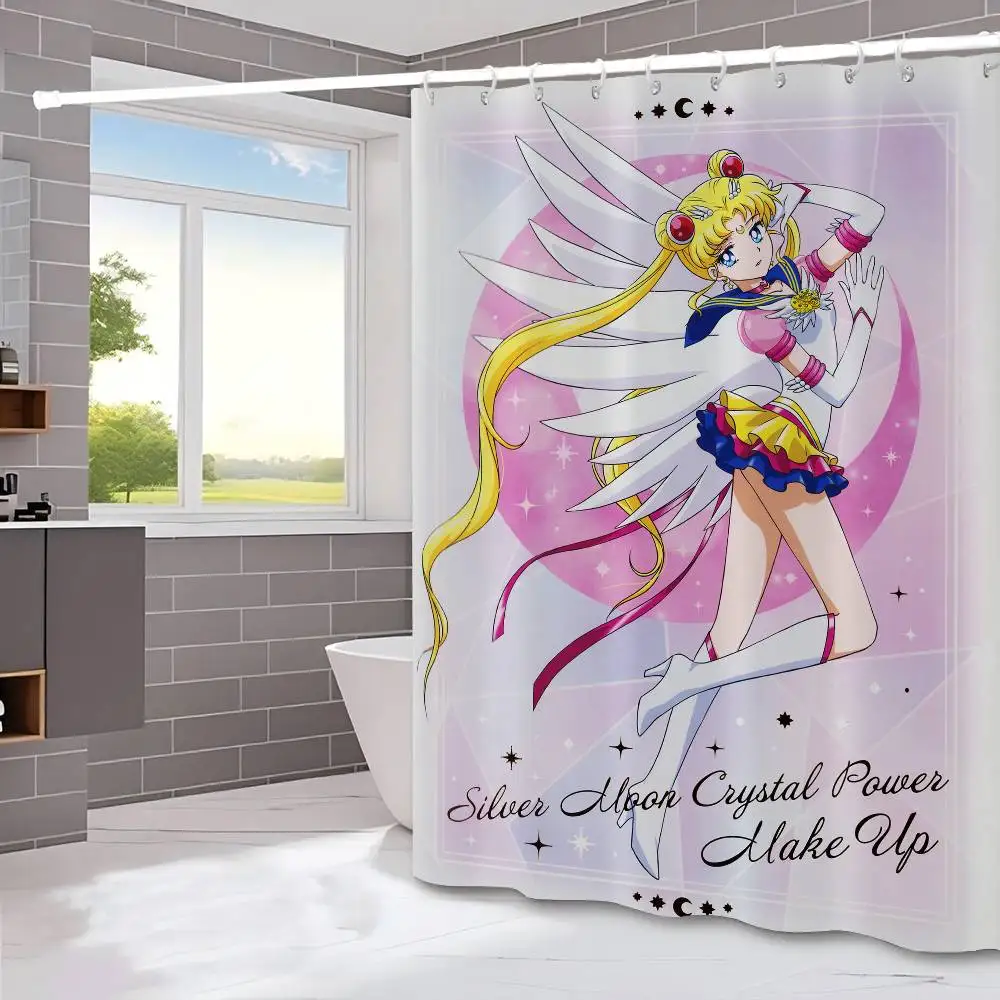 Sailor Moon Classic Usagi Print Shower Curtain