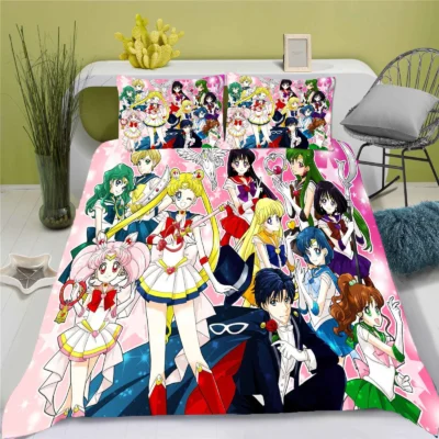 Top Sailors Moon Aesthetic Bedding Set