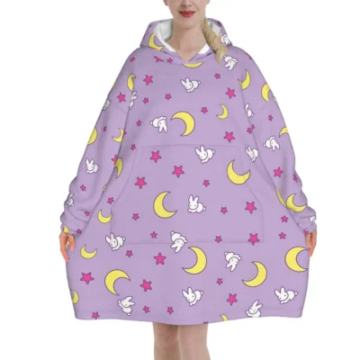 Sailors Moon Premium Hoodie Blanket