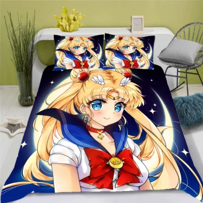 Sailors Moon Cartoon Bedding Set