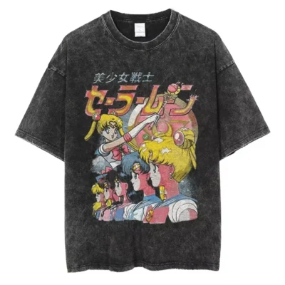 Sailor Moon Cool Mineral Wash T-shirt