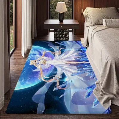 Sailors Moon Modern Anime Decor Rugs