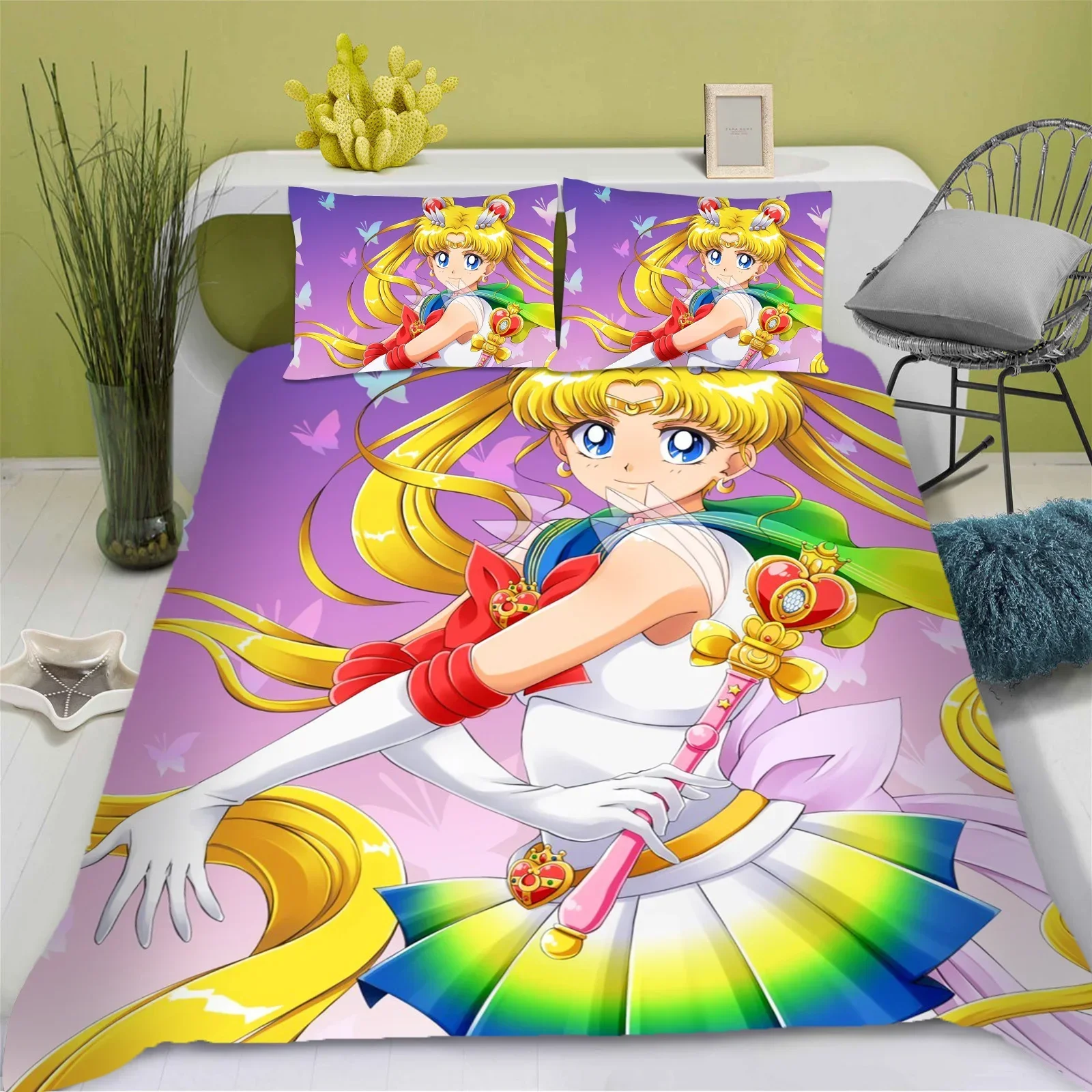 Sailors Moon cute Bedding Set