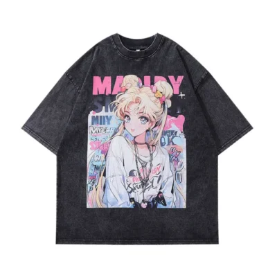 Sailor Moon Beautiful Girl Wash T-shirt