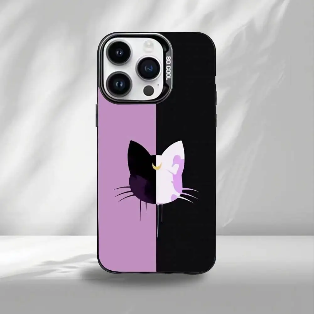Sailor Moon Black And Purple Iphone Case