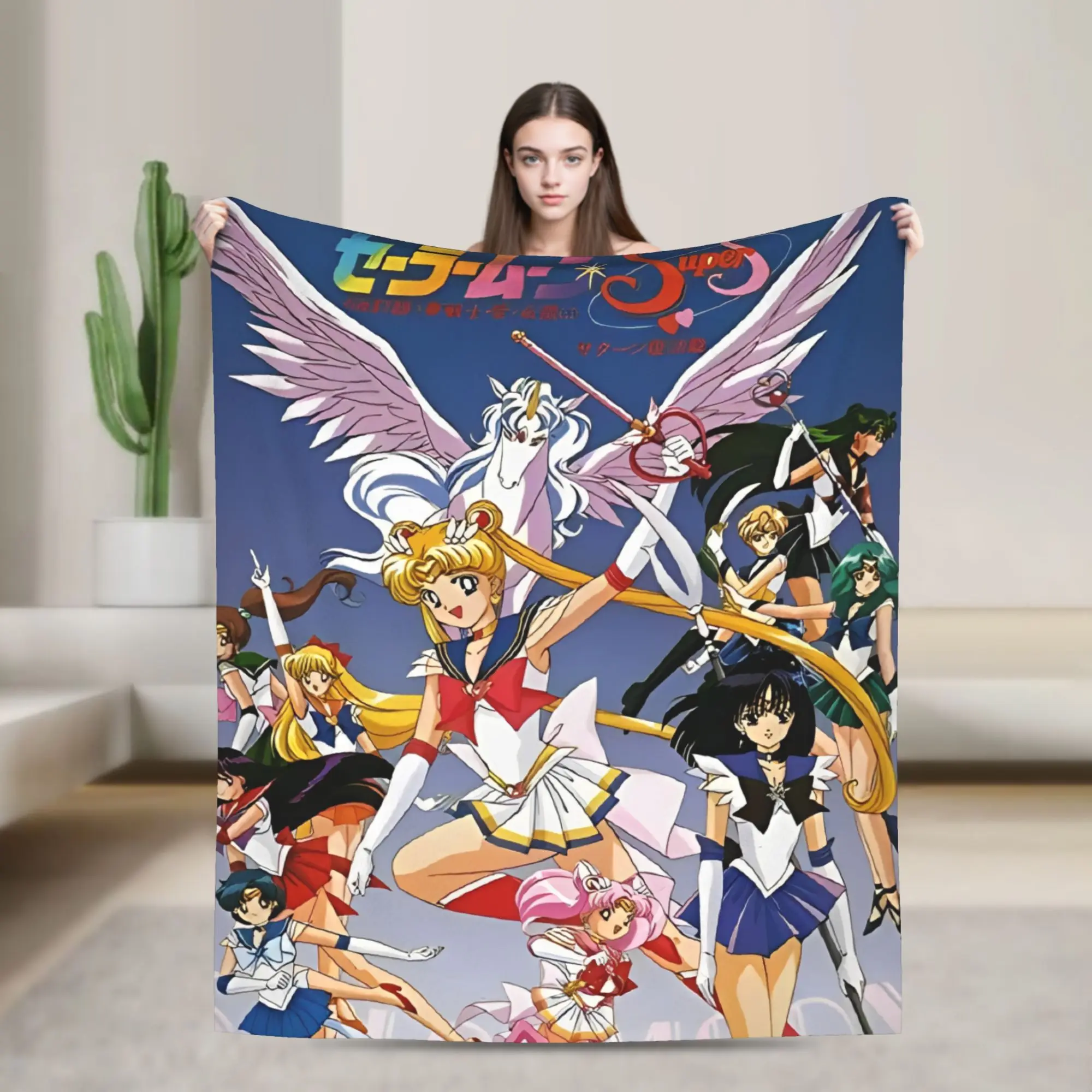 New Sailors Moon Classic Anime Blanket