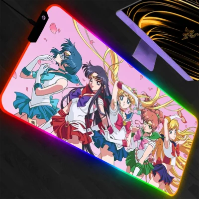 Sailor Moon Kawaii Anime RGB Mouse Pad