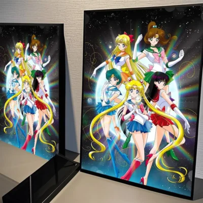 Sailor Moon Pastel Anime Wall Art