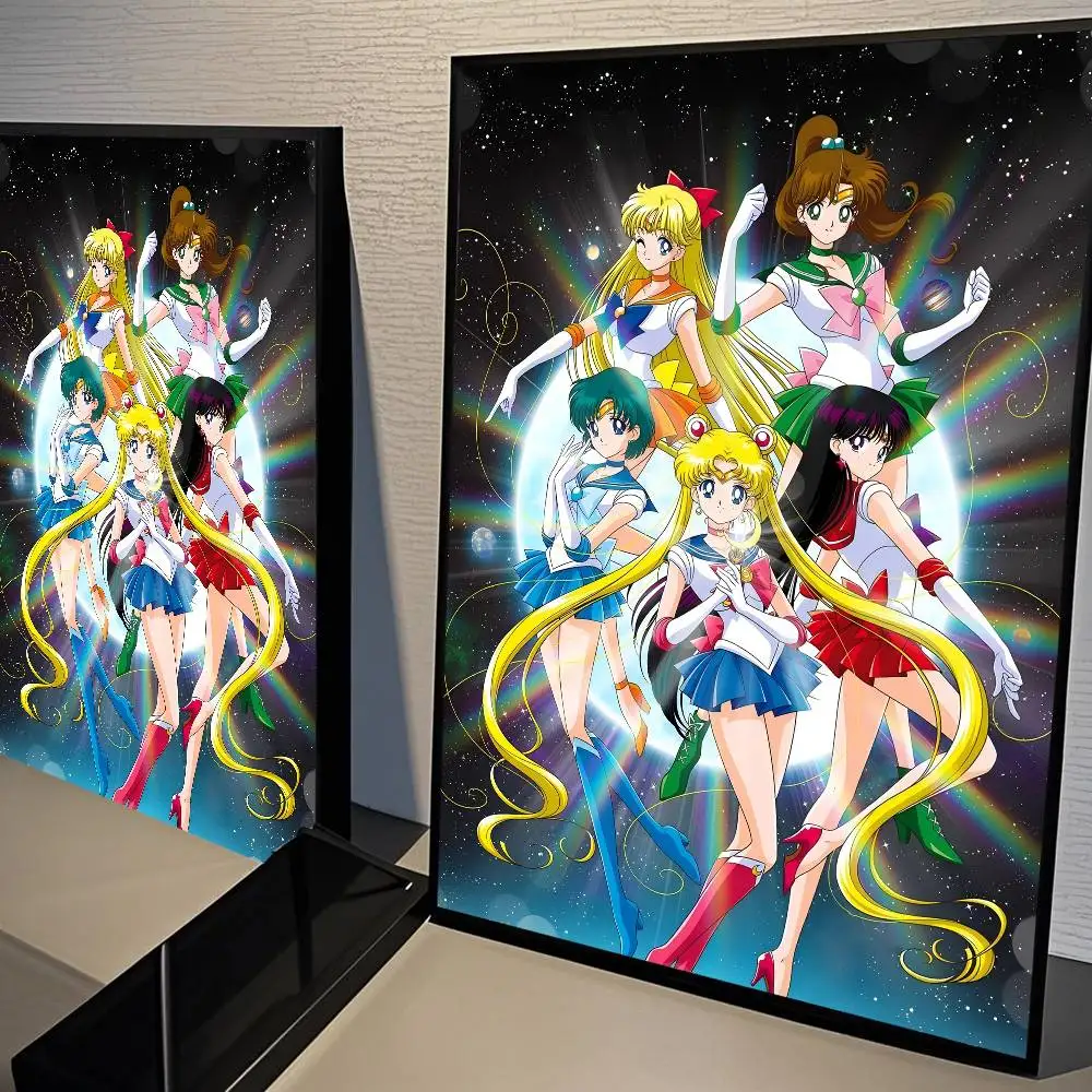 Sailor Moon Pastel Anime Wall Art