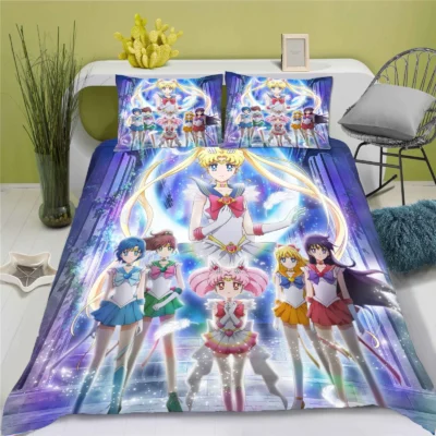 Sailors Moon Printed Bedding Set
