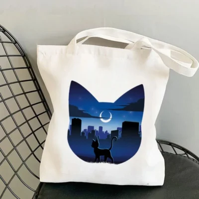 Sailor Moon City In Night Tote
