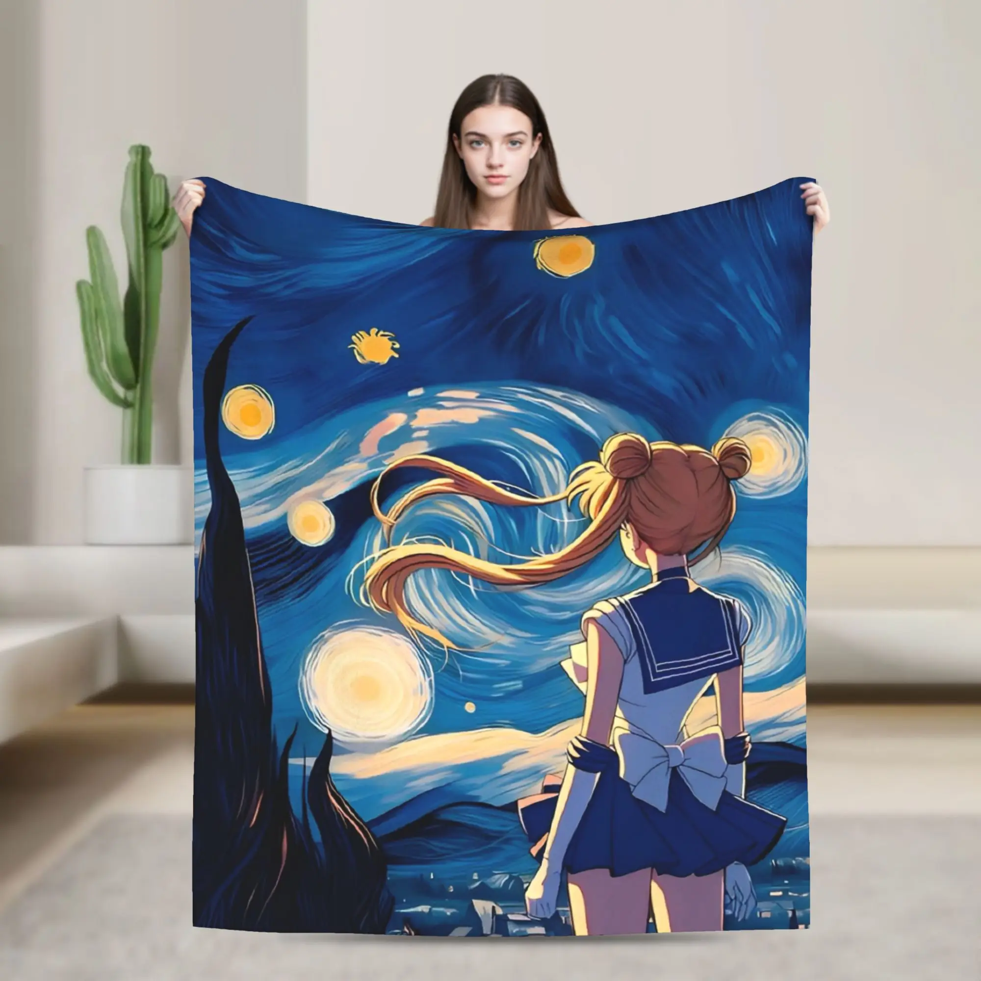 Hot Sailors Moon Kawaii Anime Blanket