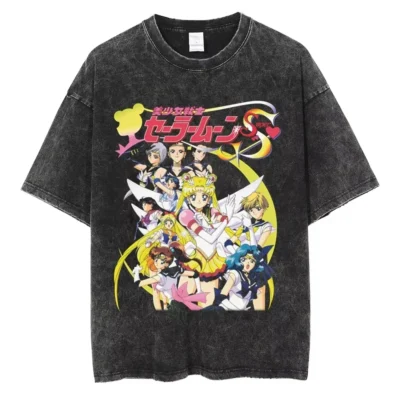 Sailor Moon Pretty Guardians Mineral Wash T-shirt