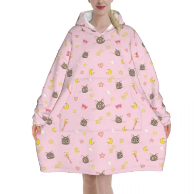 Sailors Moon Guardians Kawaii Aesthetic Cozy Snug Hoodie