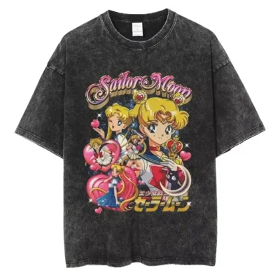 Lovely Sailor Moon Mineral Wash T-shirt