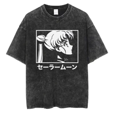 New Sailor Moon Mineral Wash T-shirt