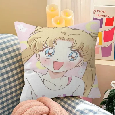 Sailor Moon Sweet Anime Girl Throw Pillow