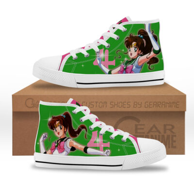 Sailor Jupiter Kids Sneakers Anime High Tops Canvas Shoes