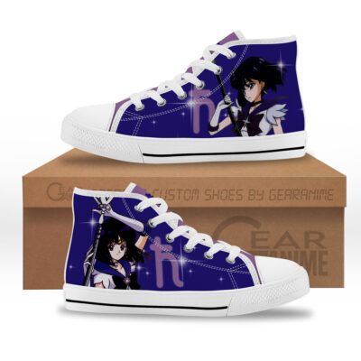 Sailor Saturn Kids Sneakers Anime High Tops Canvas Shoes