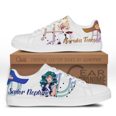 Sailor Neptune And Sailor Uranus Skate Shoes