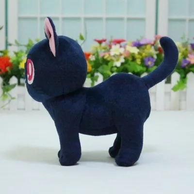 Japan Cartoon Movie Sailor Moon Luna Cat Plush - Image 2