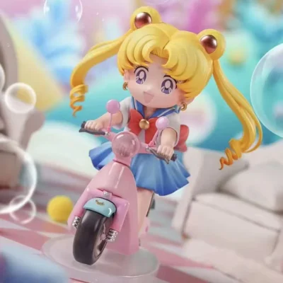 New 13cm Sailor Moon Forest Rabbit Mini Moto Moon Anime Figure