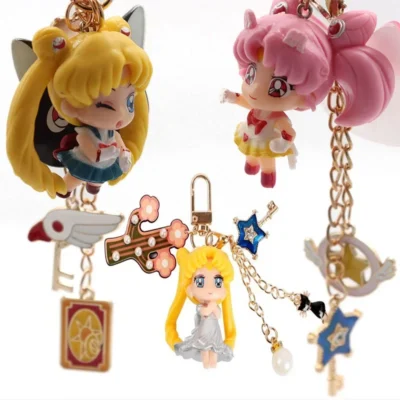 Sailor Moon Anime Doll Keyring Keychain