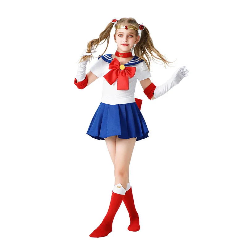 Water Ice Moon Cos Girls Skirt Sailor Moon Hare Sailor Costume - Image 5