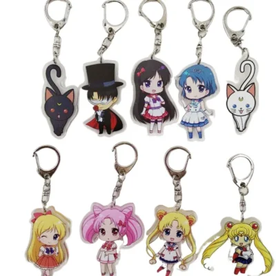 Sailor Moon Acrylic Keychain Anime Cosplay Accessory Usagi Tsukino Keychain
