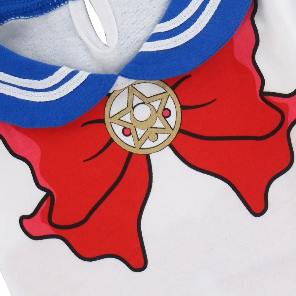 Sailor Moon Anime Short Sleeve Dress Cosplay Costume - Image 3