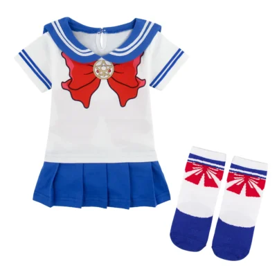 Sailor Moon  Anime Short Sleeve Dress Cosplay Costume