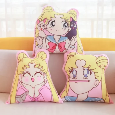 Anime Sailor Moon Cartoon Image Printed Plush