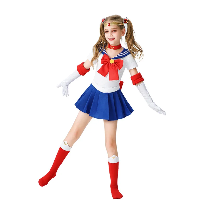 Water Ice Moon Cos Girls Skirt Sailor Moon Hare Sailor Costume
