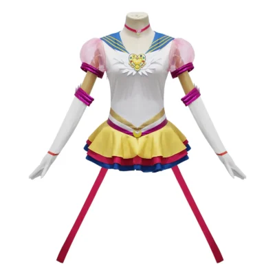 Anime Sailor Moon  Tsukino Usagi Uniform Dress Cosplay Costume