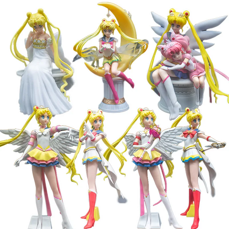Classic Anime Figures Warrior Moon Kawaii Figure