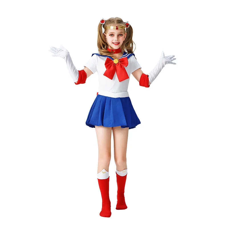 Water Ice Moon Cos Girls Skirt Sailor Moon Hare Sailor Costume - Image 3