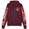 mars Zip Hoodie Front Mockup - Sailor Moon UK Shop
