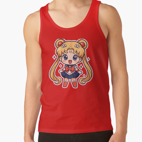 Cute Space Sailor Tank Top - Image 4
