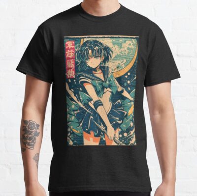 Sailor Mercury Vintage Poster T-Shirt